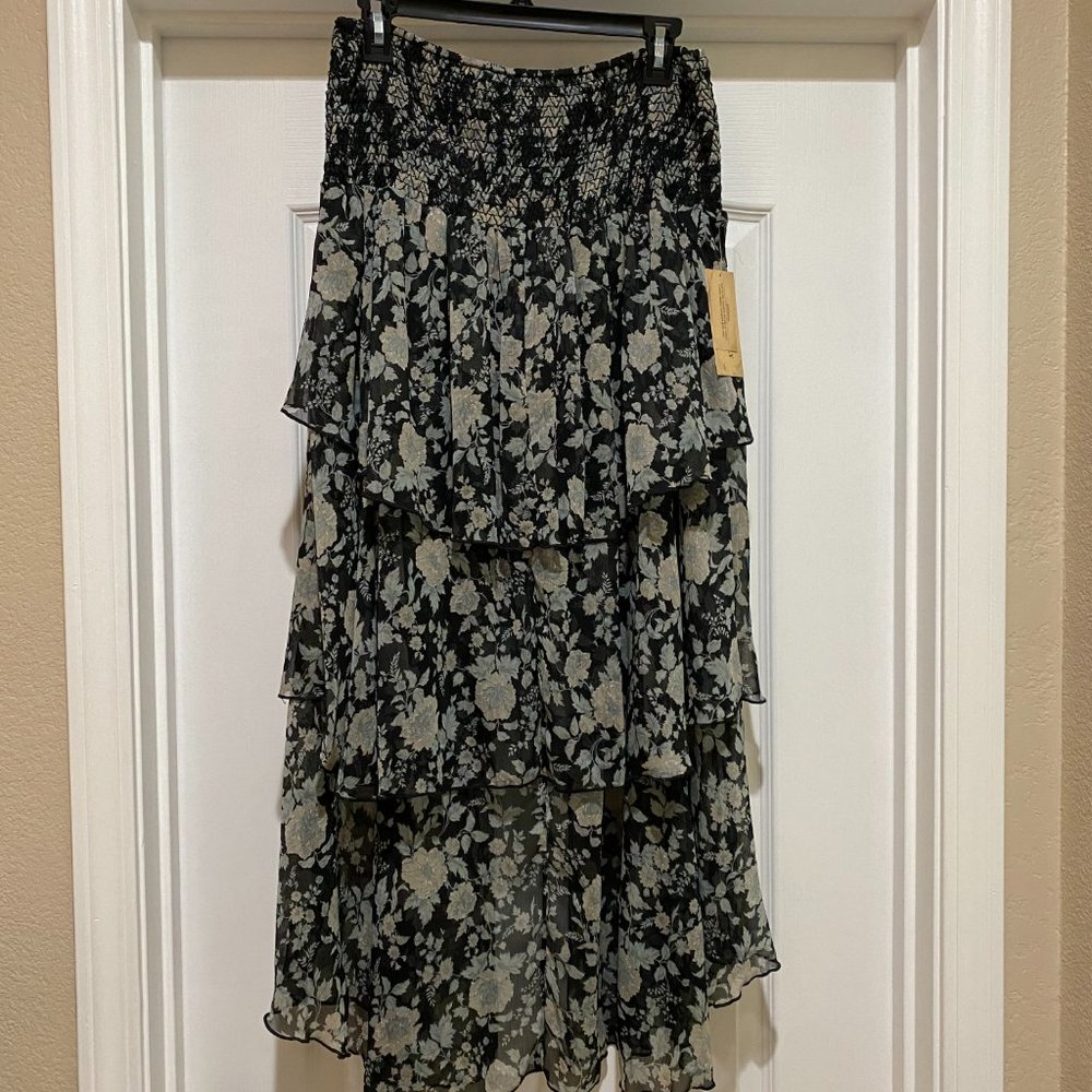 NWT Ralph Lauren Denim & Supply 3-Tier High-Low Skirt size L - Picture 6 of 16